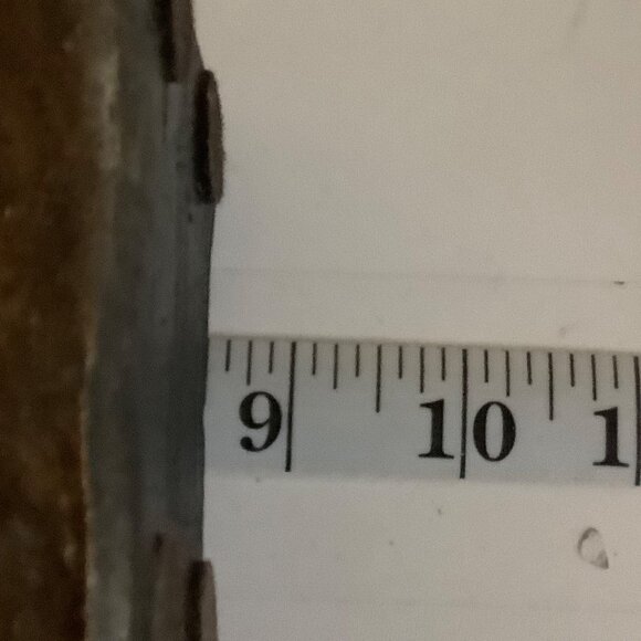 Vtg Heavy Plaster Lion Statue Animal Sculpture 8.5” Bronze Finish Patina Decor - Picture 8 of 8